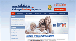 Desktop Screenshot of chicagobedbugexperts.com